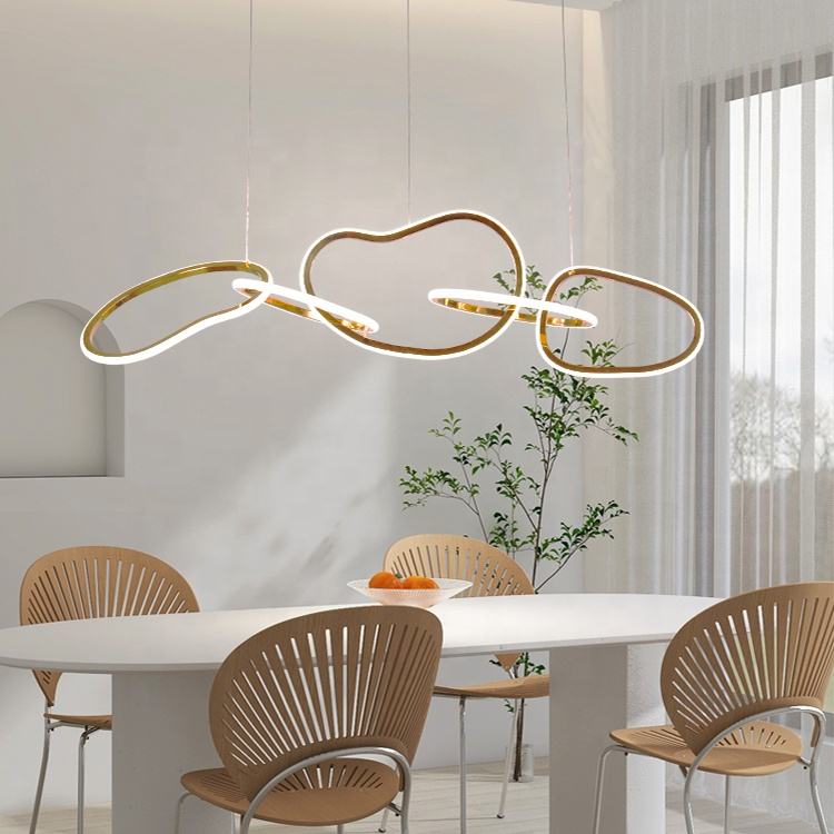 Luxware 5 rings LED Lysekrone 120 cm - luxware-dk.myshopify.com