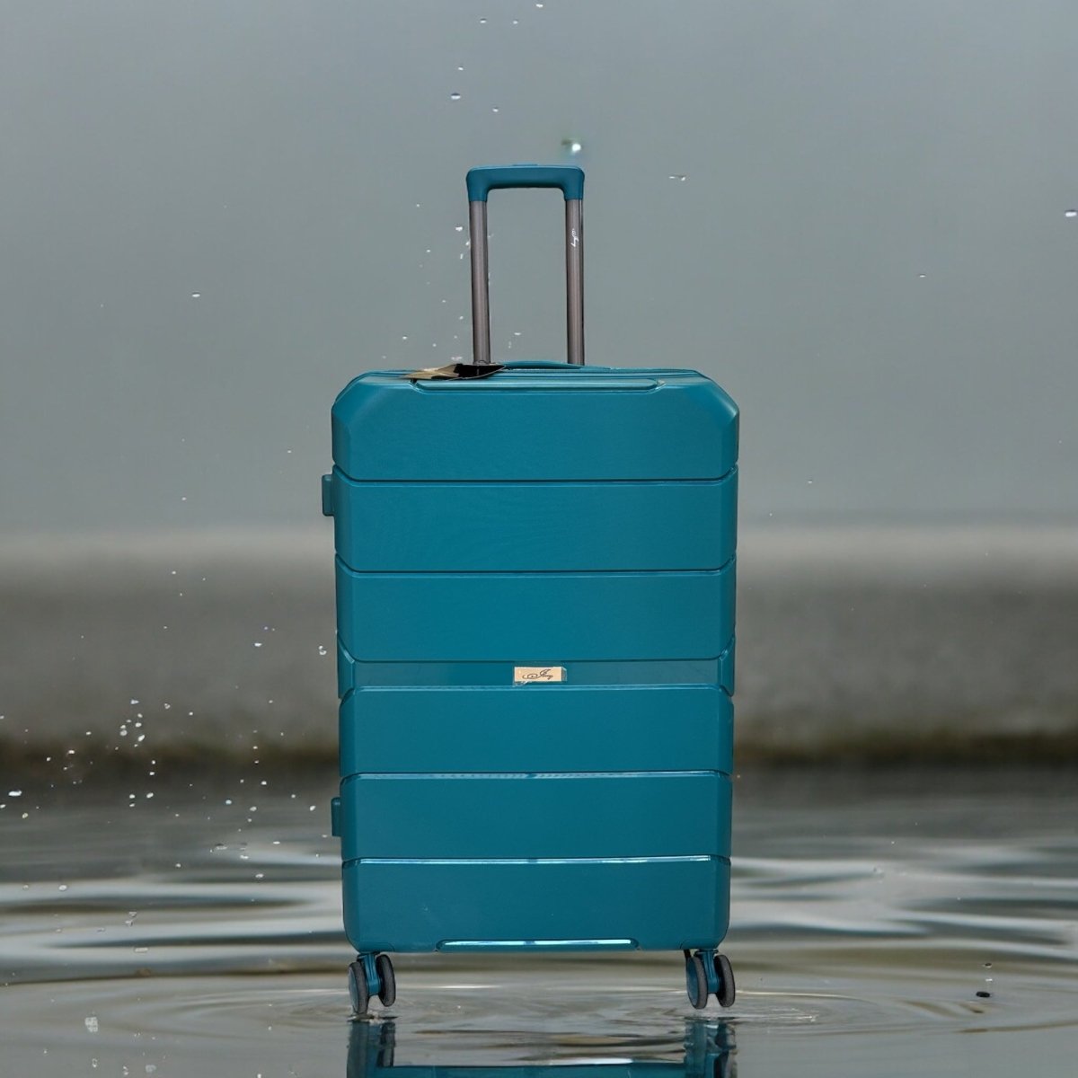 Kabinekuffert. XS. 44x30x18cm i Turkis - Luxware DK