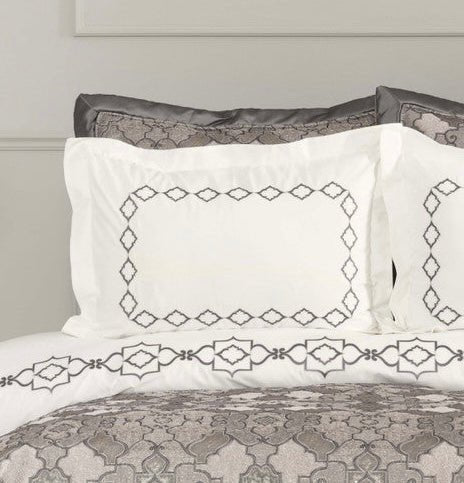 Karaca Home Vanessa Petrol 9 Dele Dobbelt sengesæt - Luxware DK