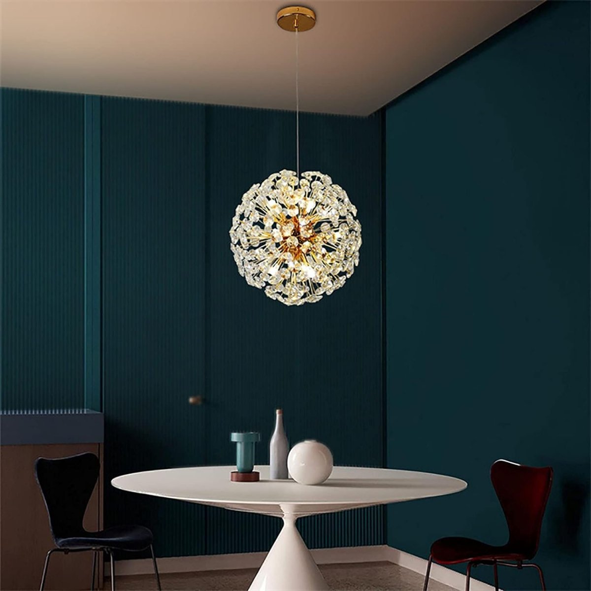 Krystal lysekrone Luxware Supernova Guld Ø60 cm. - Luxware DK