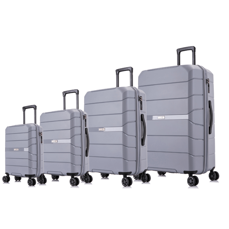 Kuffertsæt 4 dele i Grå - Luxware DK