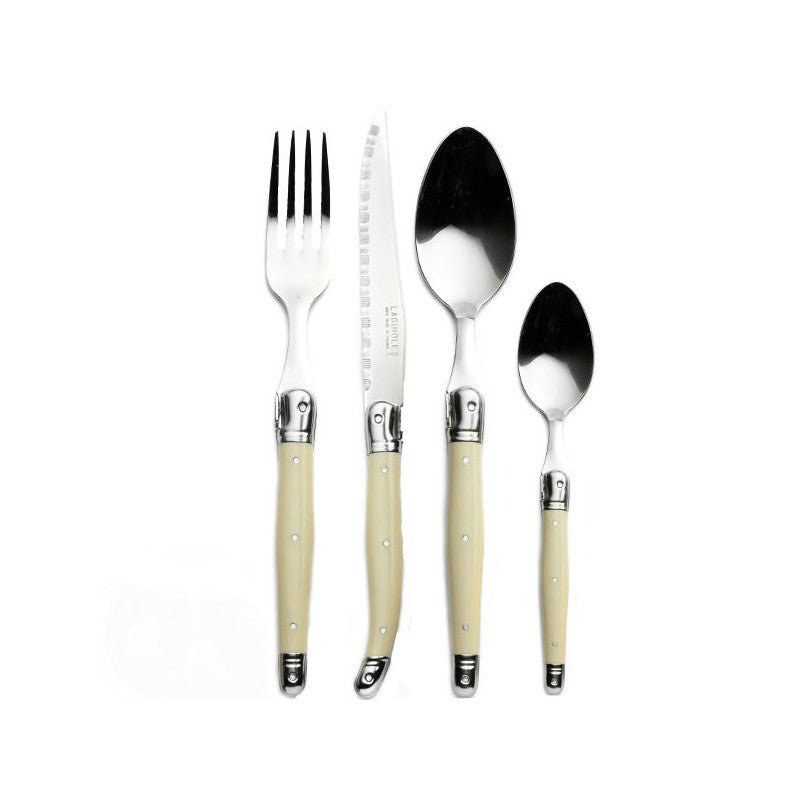 Laguiole Ivory 24 dele Bestiksæt til 6 personer - Luxware DK