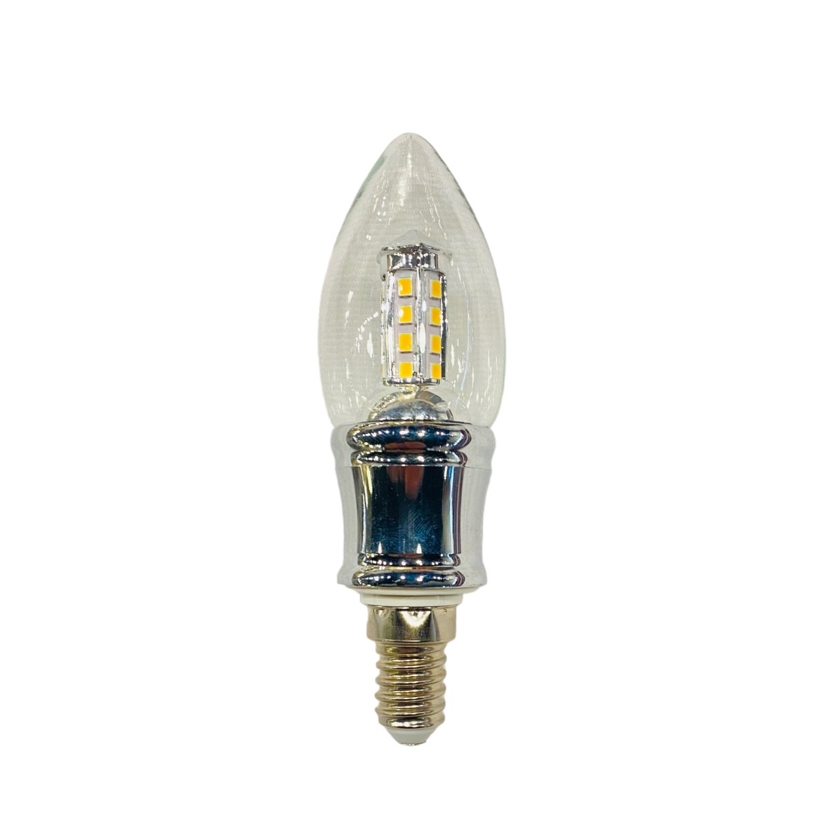 LED pære sølv E14 - 4,5W (40W) Varm hvid - Luxware DK