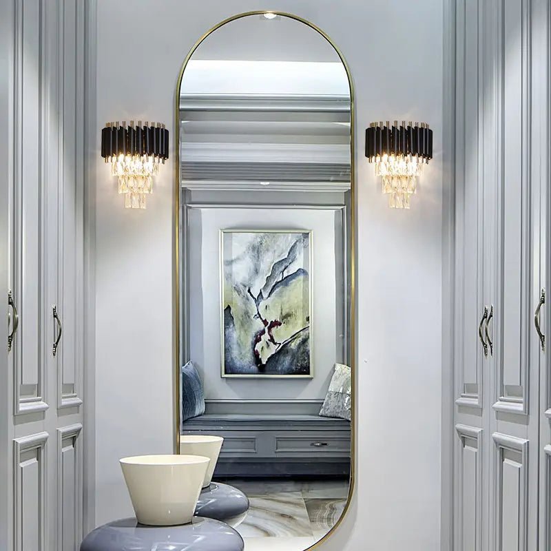 Luxware Caesar Sort Væglampe 25 cm. - Luxware DK