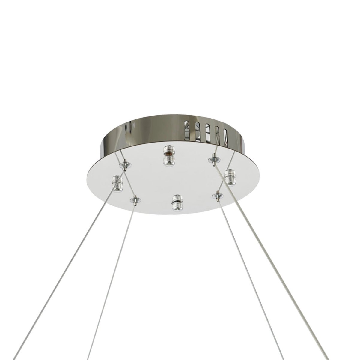 Luxware Halo Chrome krystallysekrone Ø60 cm - Luxware DK