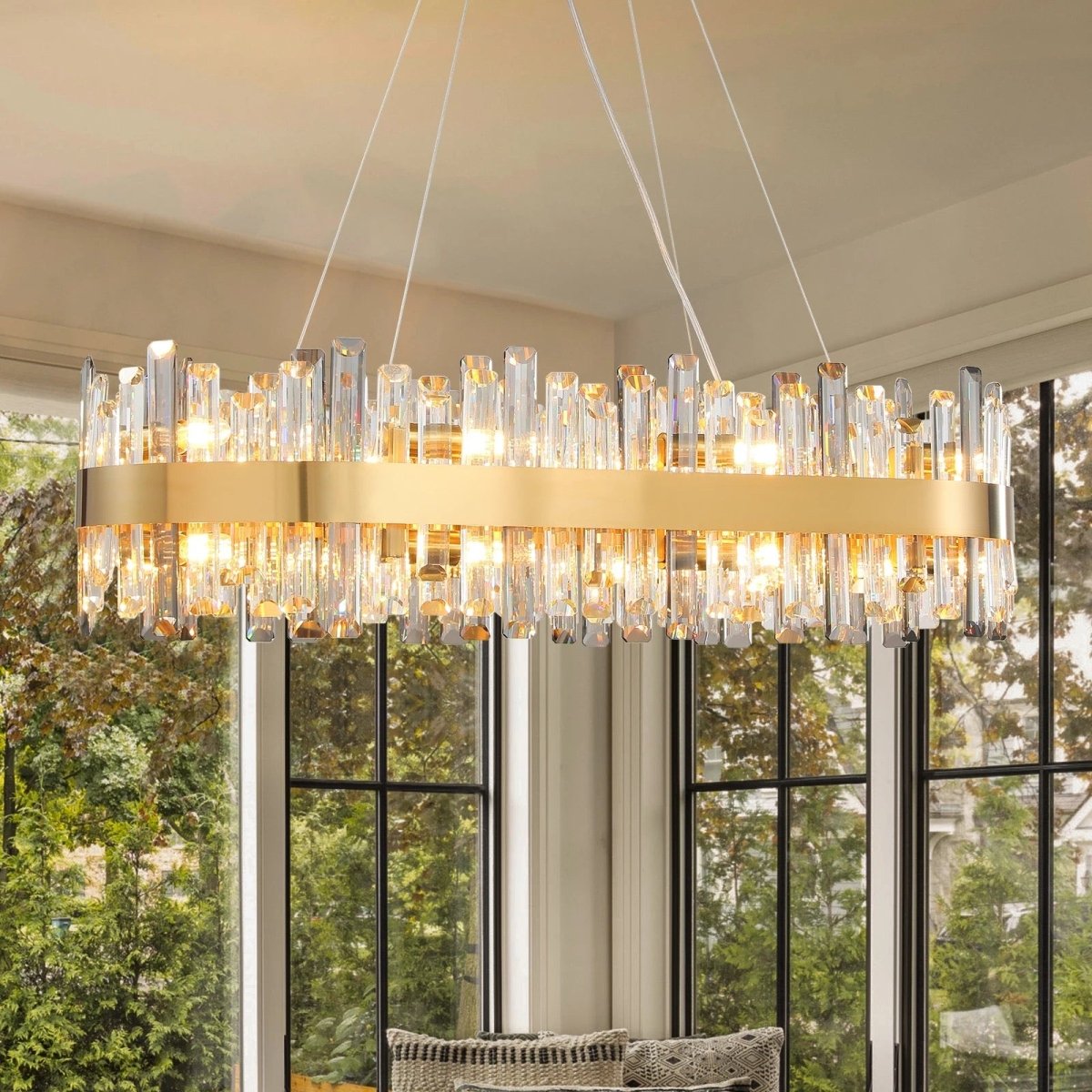 Luxware Iceshard Krystallysekrone 80x35x25 cm - Luxware DK