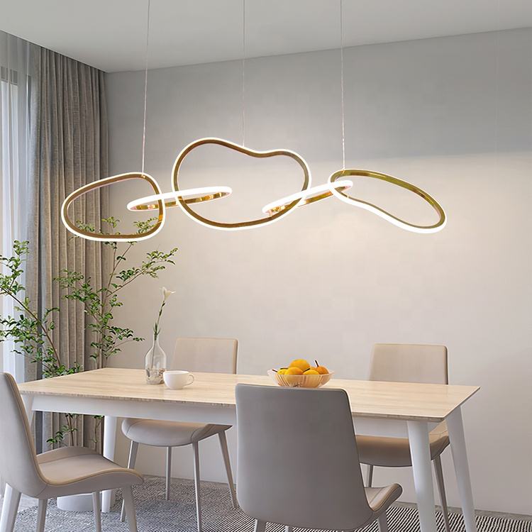 Luxware Infinita 5 rings LED Lysekrone 120 cm - Luxware DK