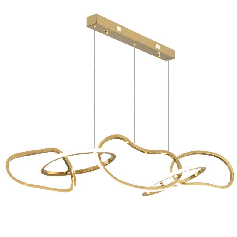 Luxware Infinita 5 rings LED Lysekrone 120 cm - Luxware DK