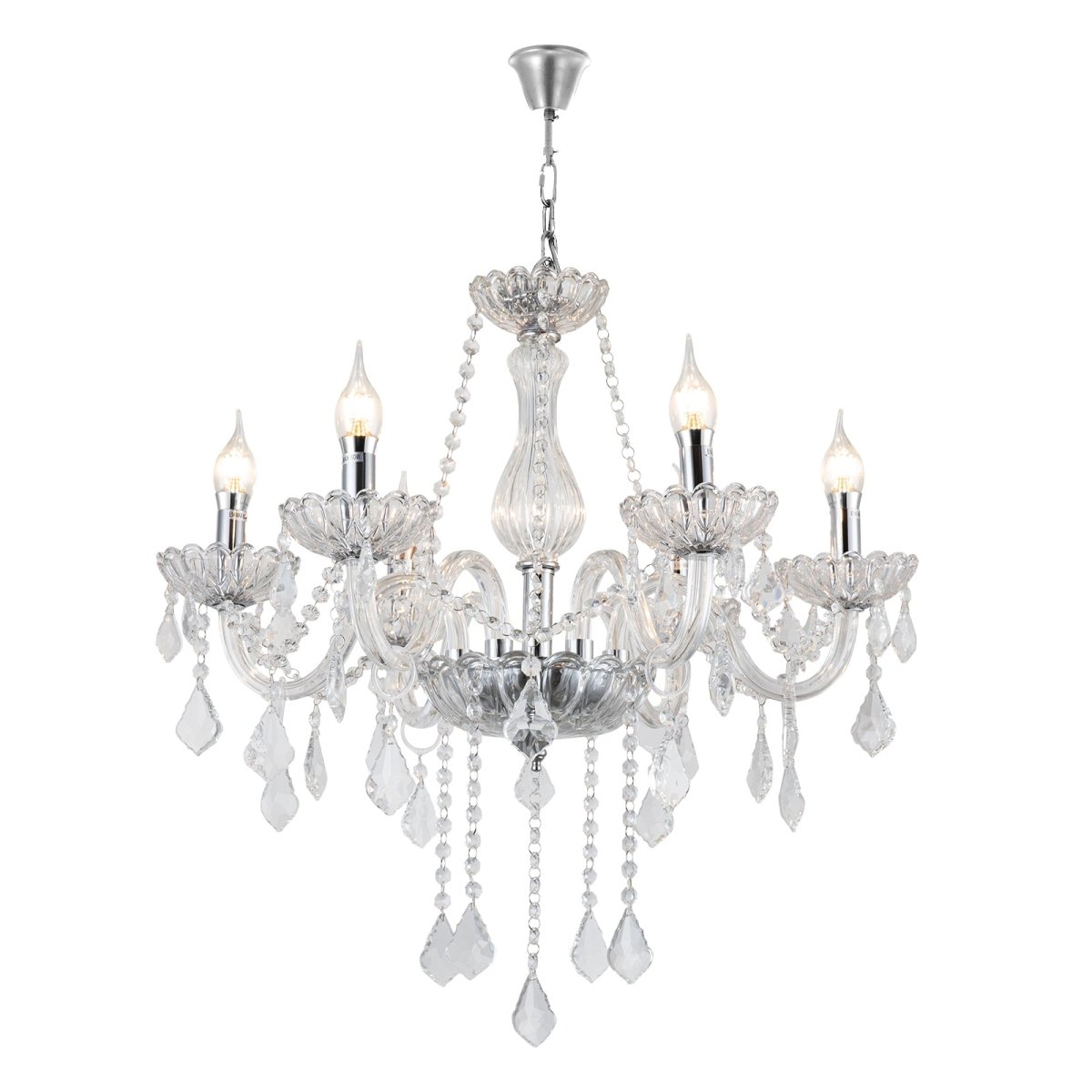 Luxware Retro K9 Clear Krystallysekrone - Luxware DK
