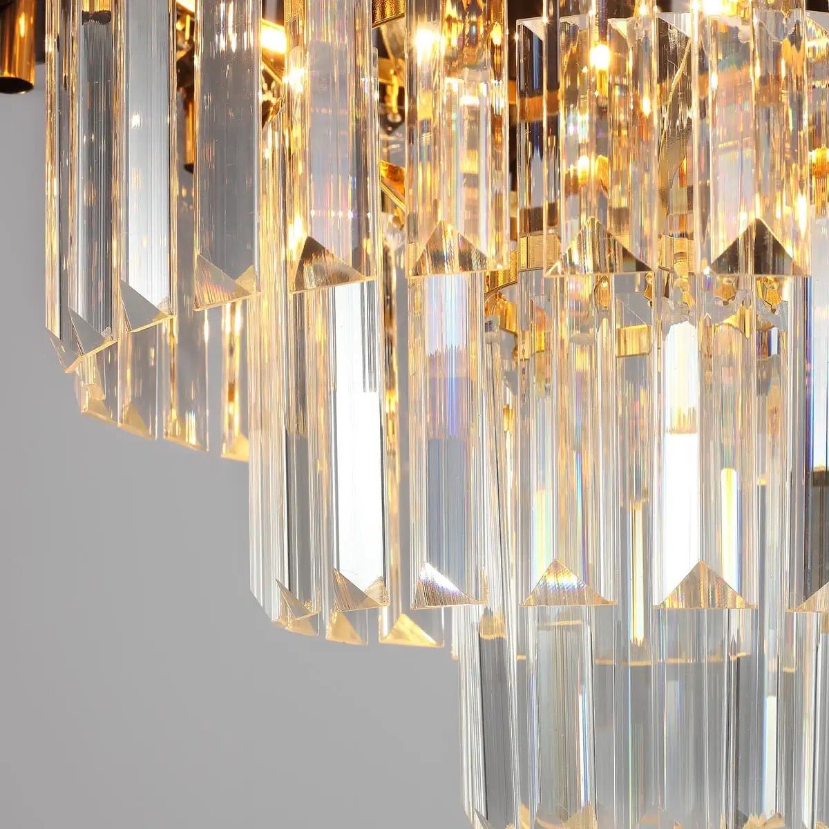 Lysekrone Caesar Sort/Guld Ø40 cm - Luxware DK