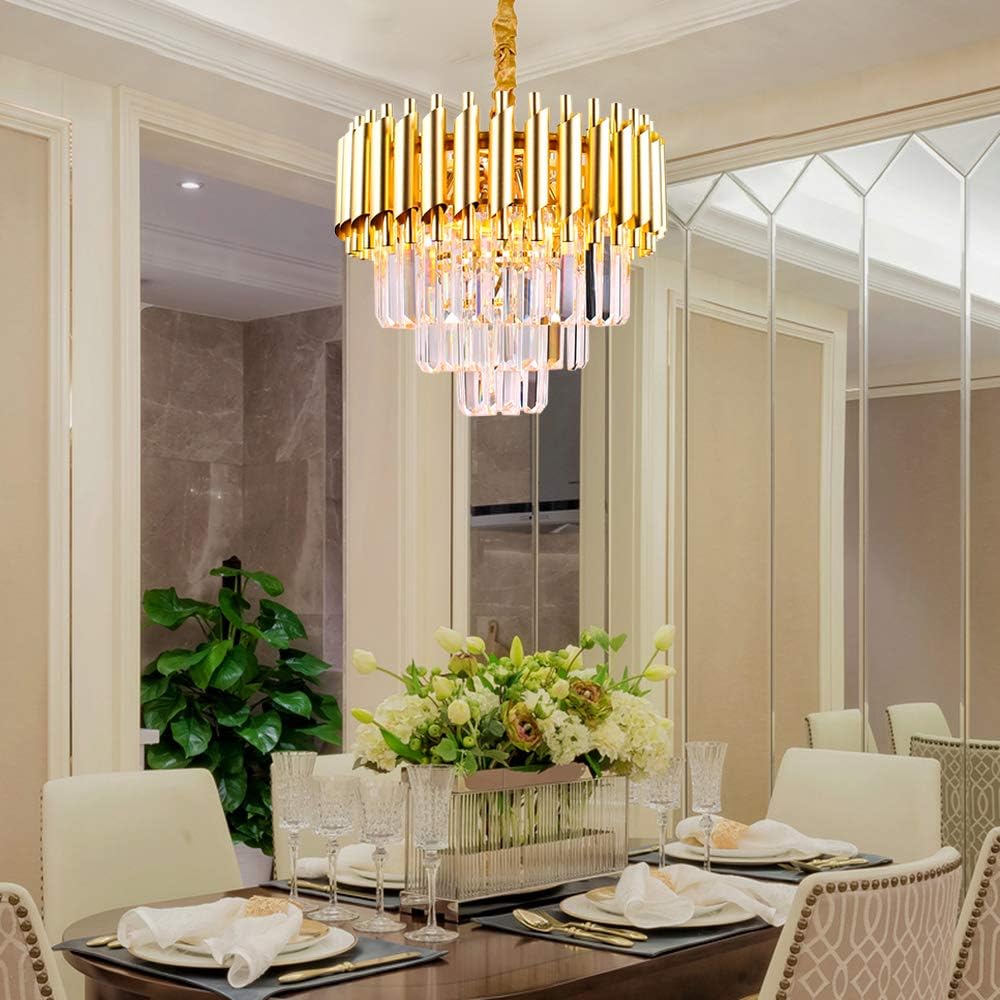 Lysekrone Luxware Caesar Guld Ø40 cm - Luxware DK