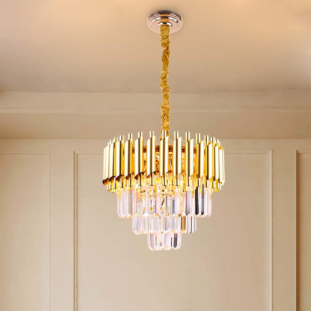 Lysekrone Luxware Caesar Guld Ø40 cm - Luxware DK