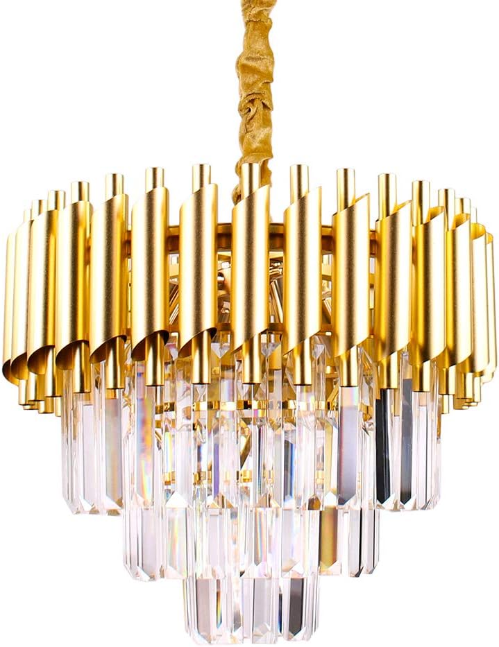Lysekrone Luxware Caesar Guld Ø40 cm - Luxware DK