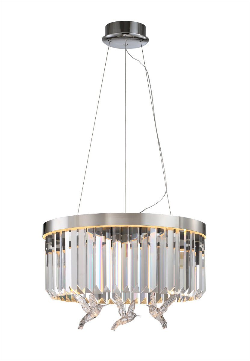 Lysekrones Asfura i chrome Q60cm. - Luxware DK