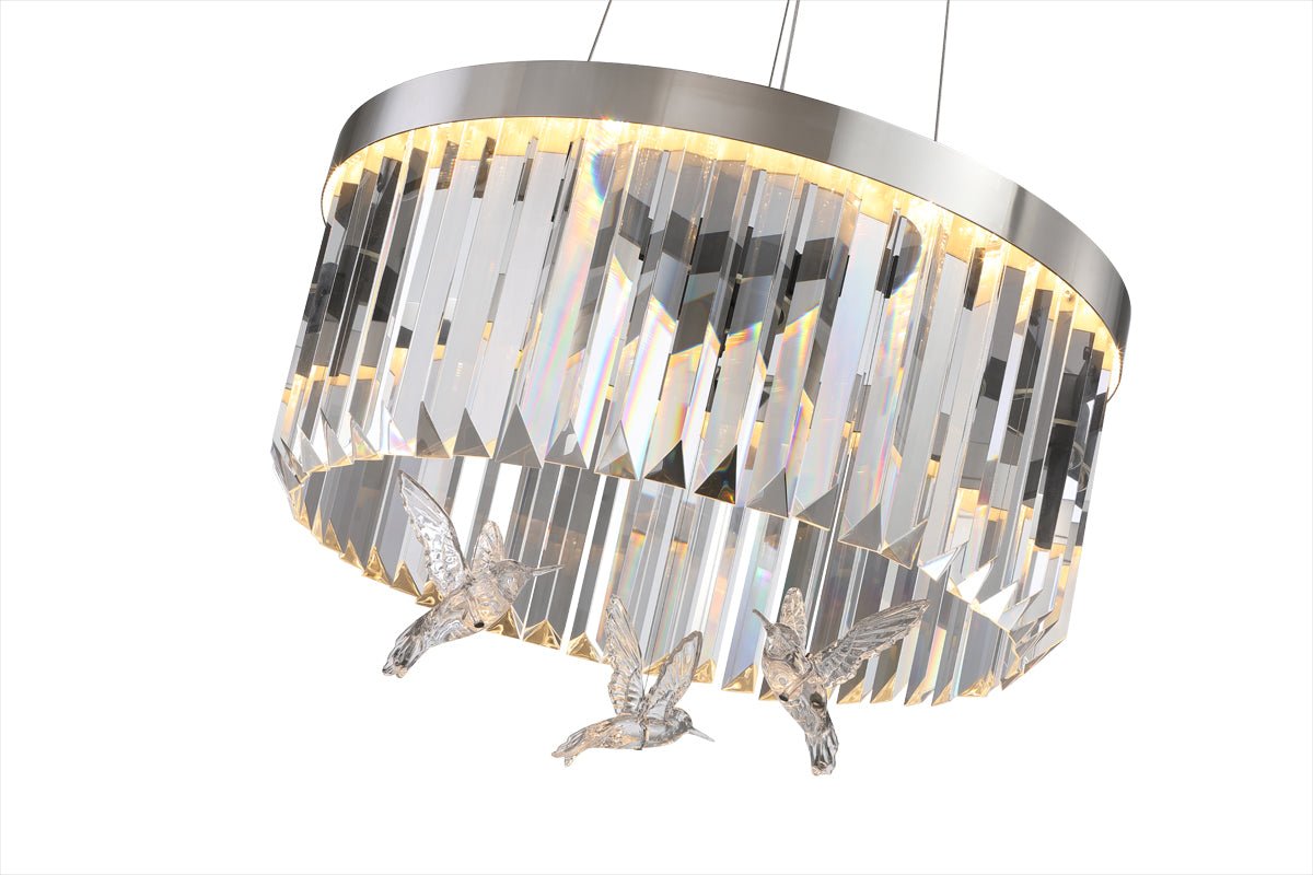 Lysekrones Asfura i chrome Q60cm. - Luxware DK