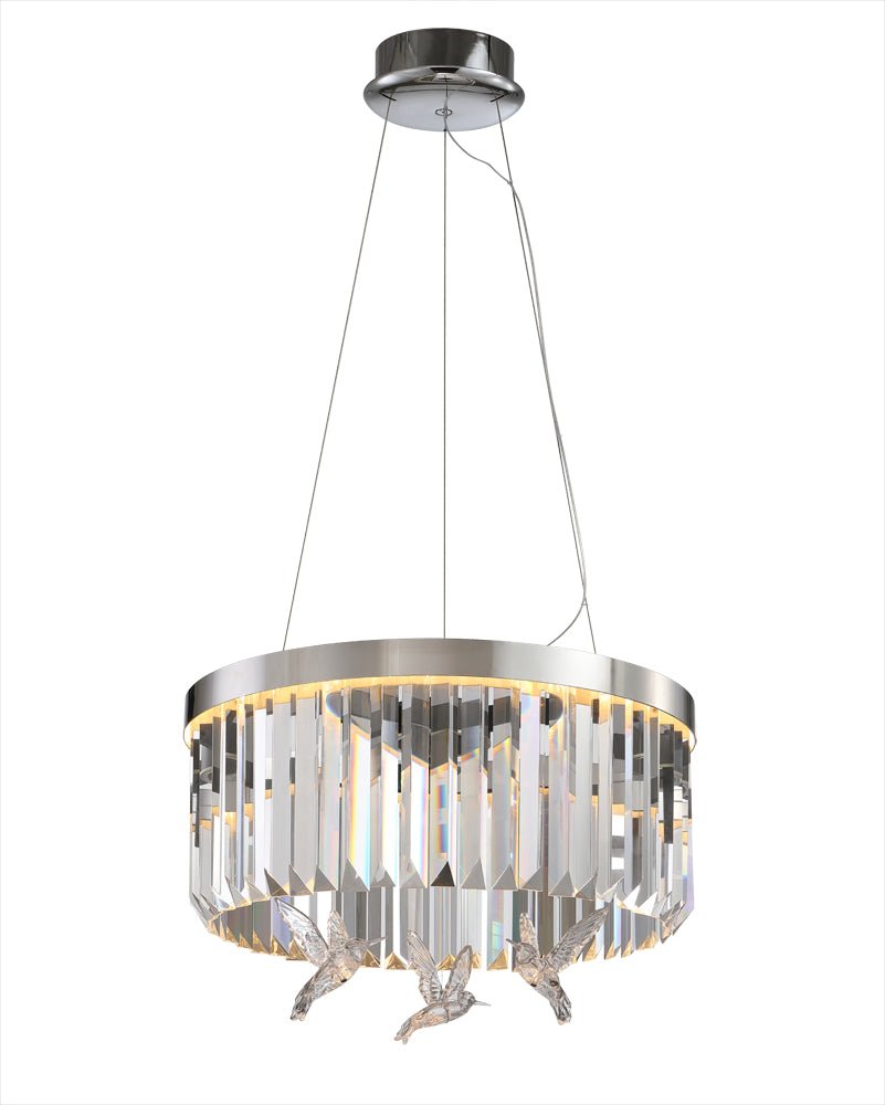 Lysekrones Asfura i chrome Q60cm. - Luxware DK