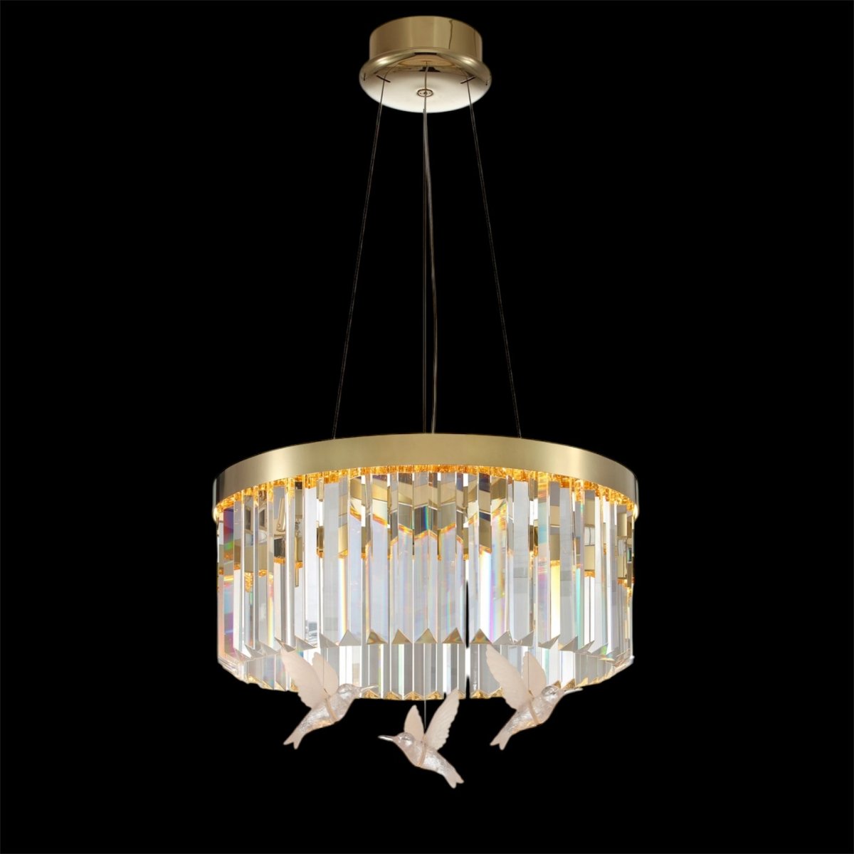 Lysekrones Asfura i guld Q60cm. - Luxware DK