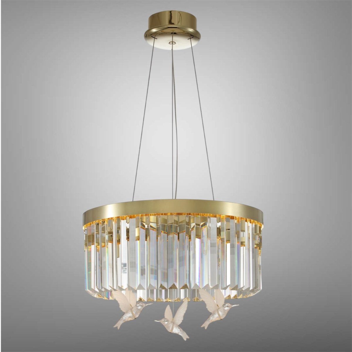 Lysekrones Asfura i guld Q60cm. - Luxware DK