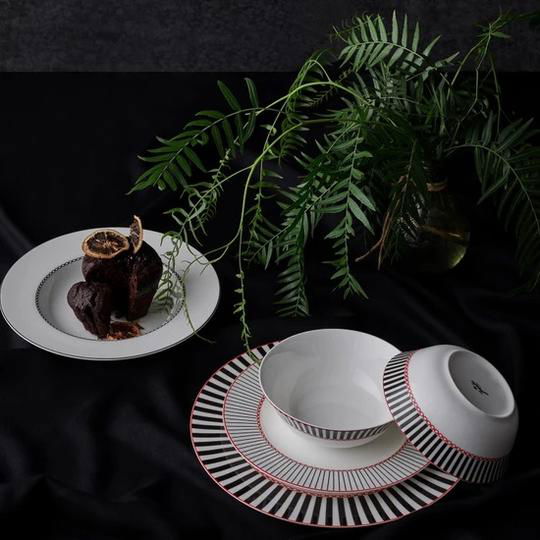 Middagssæt til 6 personer Jumbo Royal Black - Luxware DK