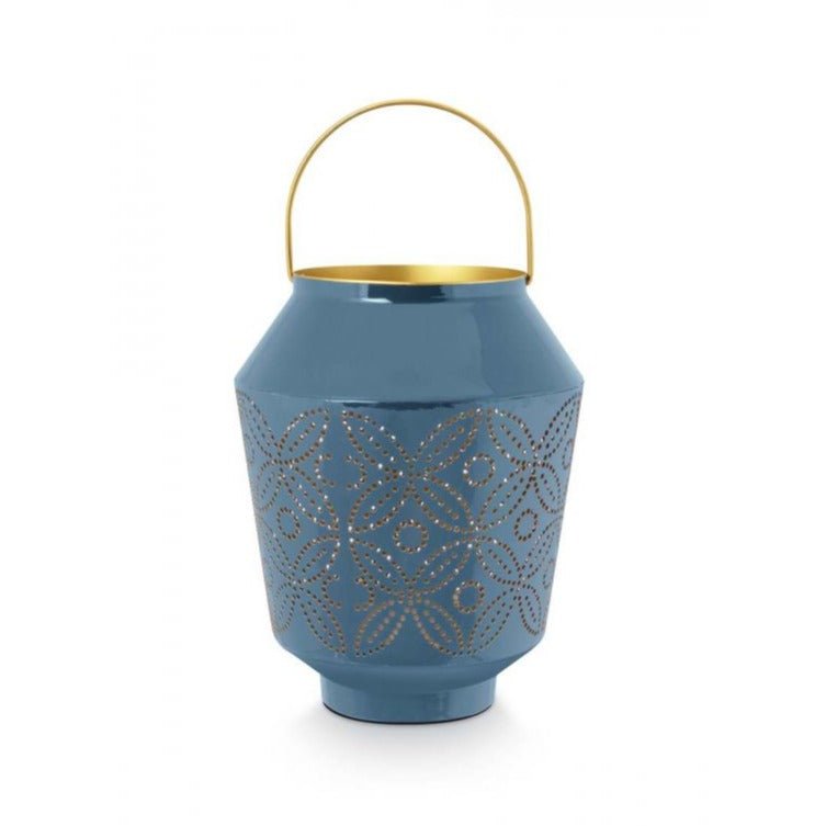Pip Studio Enamel Lanterne Blå 29 cm - Luxware DK