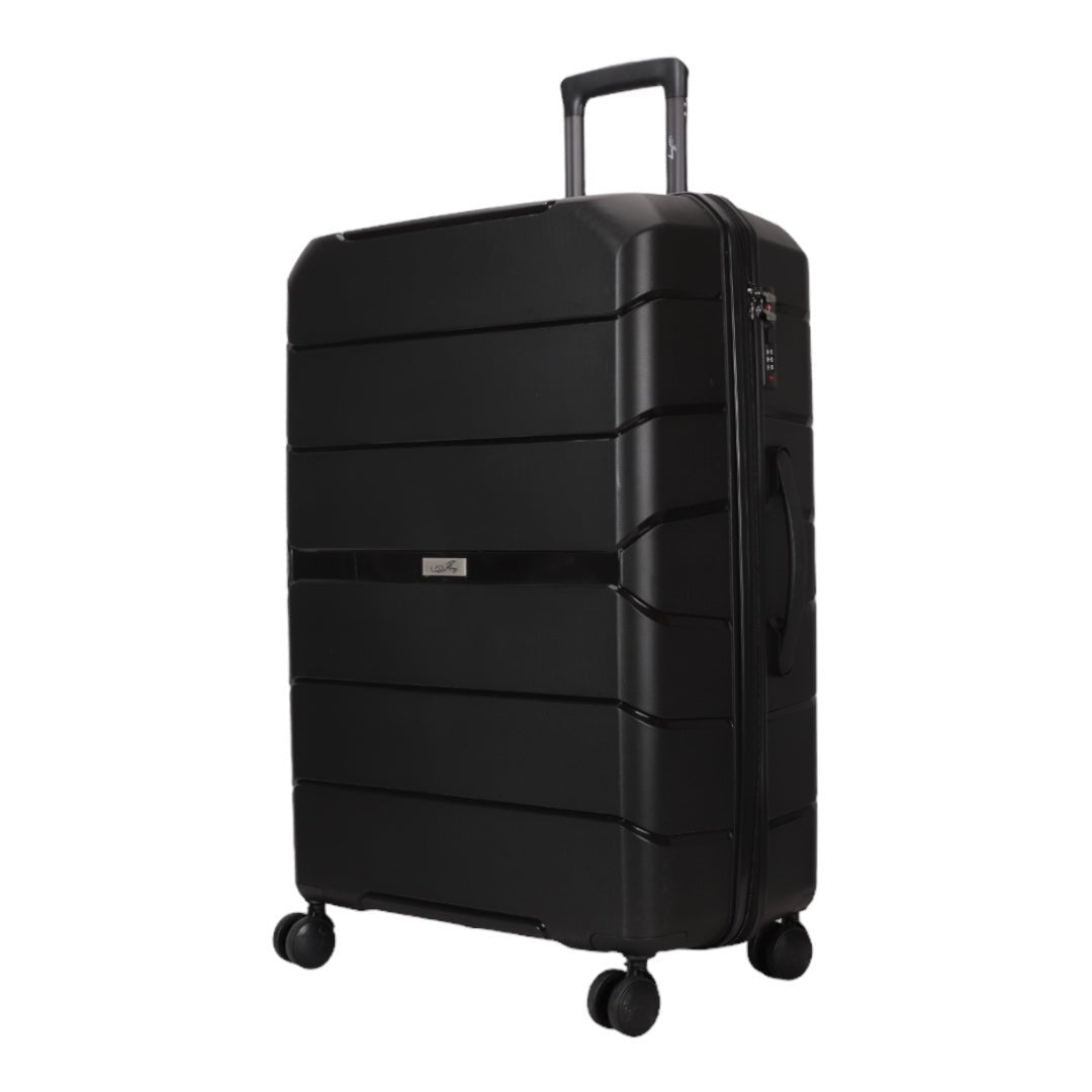 Stor Kuffert.70x50x30 cm op til 28 kg i Sort - Luxware DK