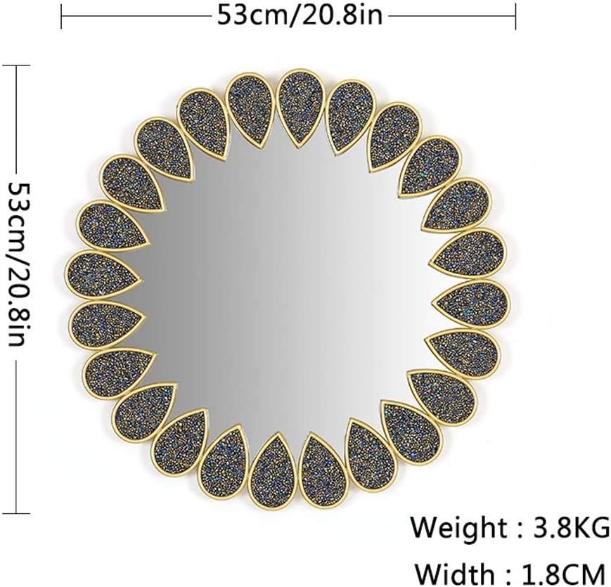 Teardrop Black Vægspejl - Luxware DK