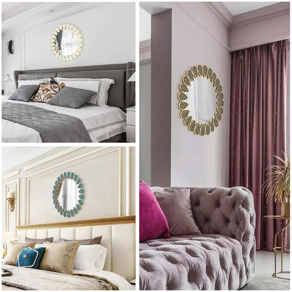 Teardrop Black Vægspejl - Luxware DK