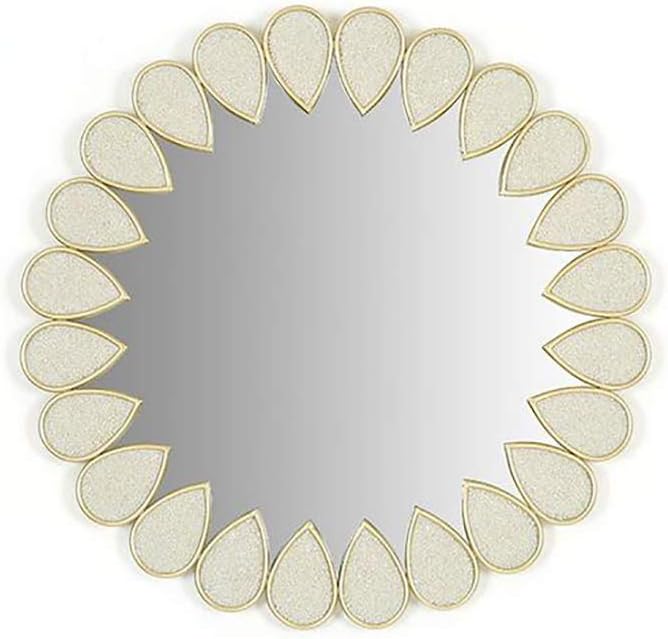 Teardrop White Vægspejl - Luxware DK