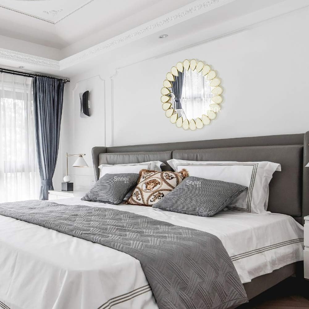 Teardrop White Vægspejl - Luxware DK