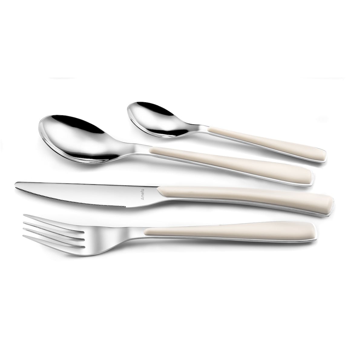 Zéphyr Silk Ivory - 24-piece cutlery set -  luxware-uk.myshopify.com