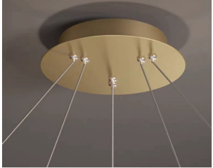 Luxware Galaxy Gold Krystallysekrone Ø60 cm - luxware-dk.myshopify.com