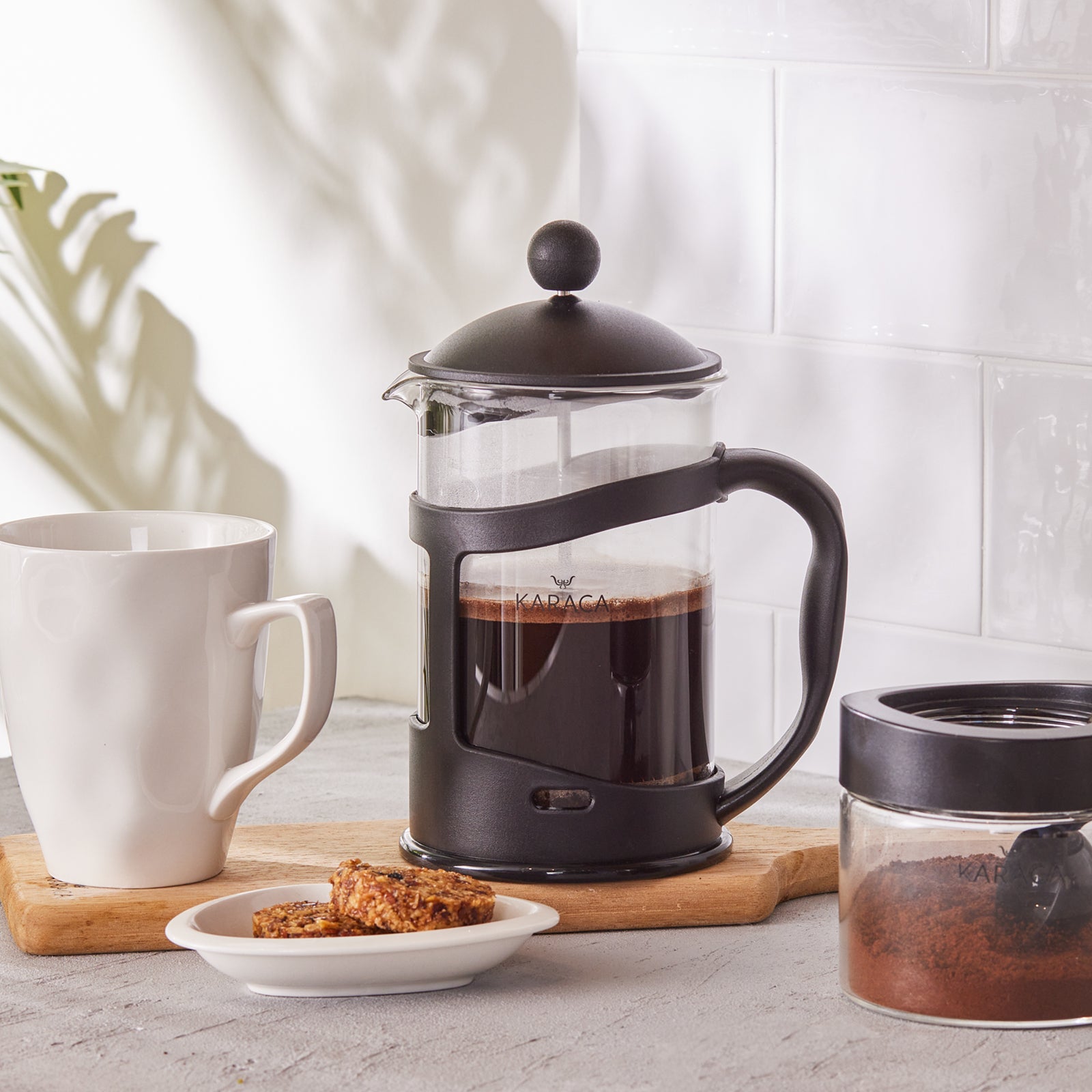 Cookplus Coffee Bean Sort Stempelkande 800 Ml - luxware-dk.myshopify.com