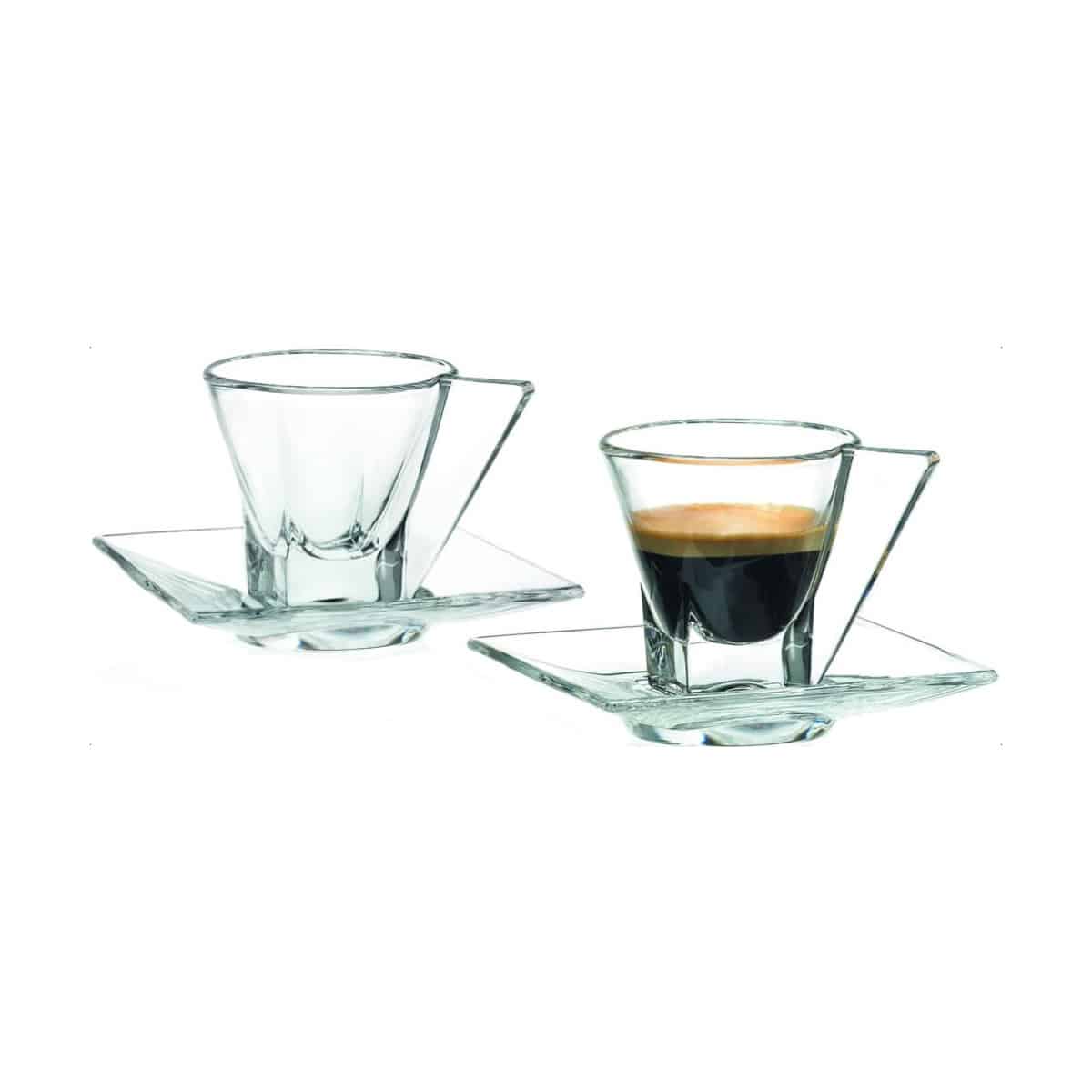 Espressokopper 90 ML.RCR Fusion 4 dele til 2 personer - Luxware DK