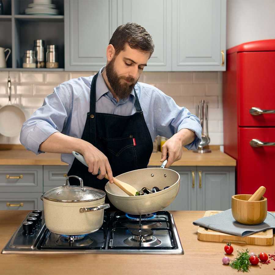 Induktionsgrillpande Korkmaz Granita 35x25 cm - Luxware DK