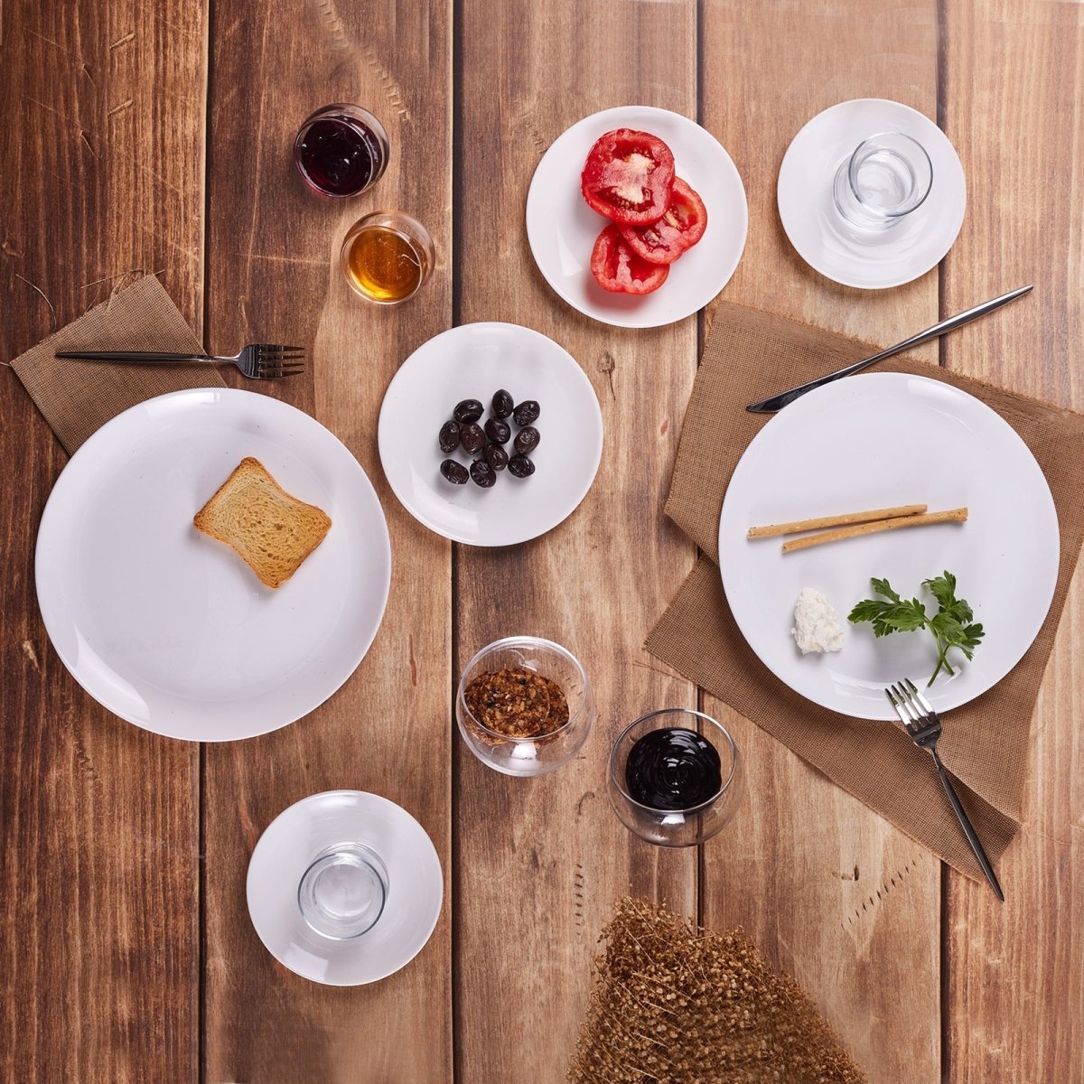 karaca Darcy White 26 dele til 6 personer morgenmadssæt - Luxware DK