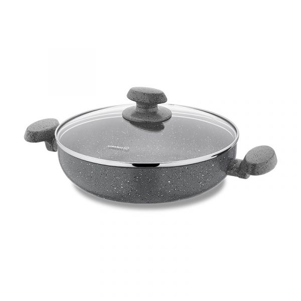 Korkmaz Mia Granit Aluminium Lav gryde 26x6,2cm - Luxware DK