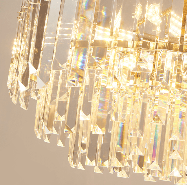 Luxware Celestia Gold Krystallysekrone Ø60 x 30cm. - Luxware DK