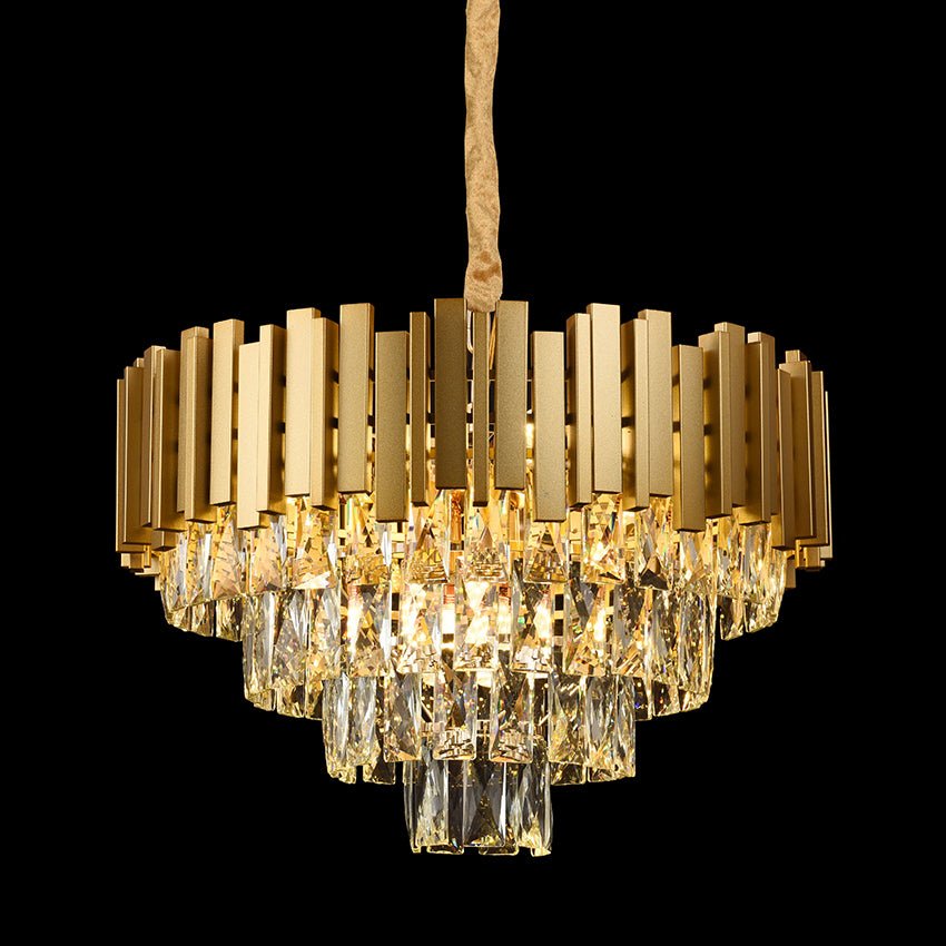 Luxware Elysia Gold Krystallysekrone 80x45 cm - Luxware DK