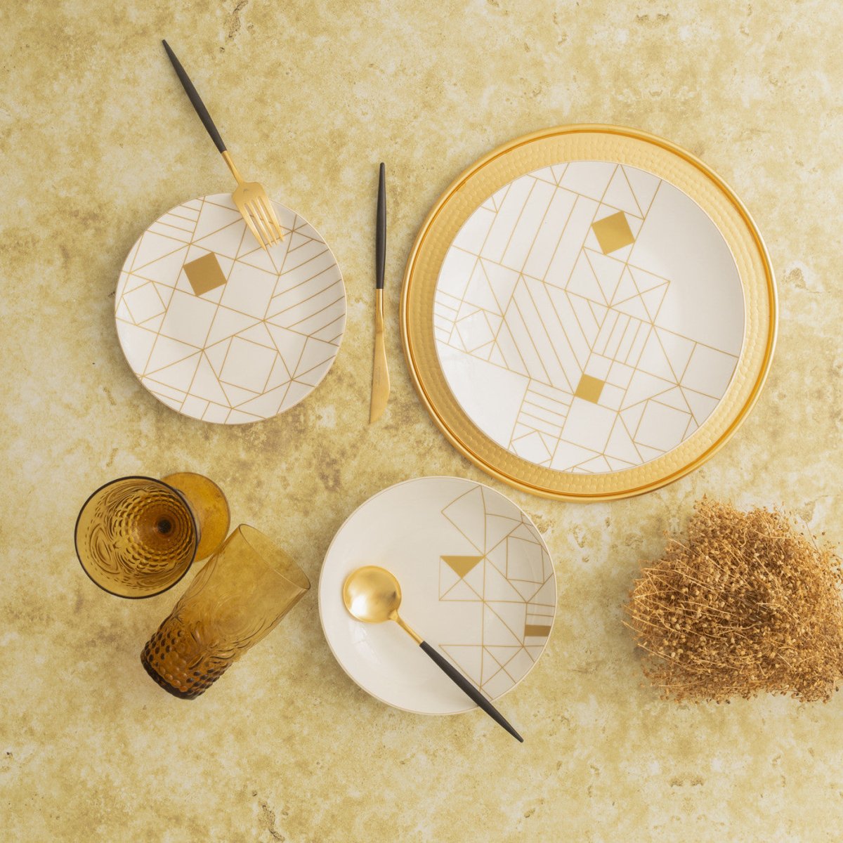 Middagssæt til 6 personer Karaca Jupiter. - Luxware DK