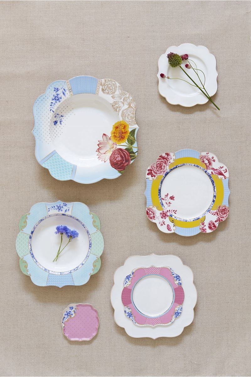 Pip Studio Cake Plate Royal white 17cm - Luxware DK