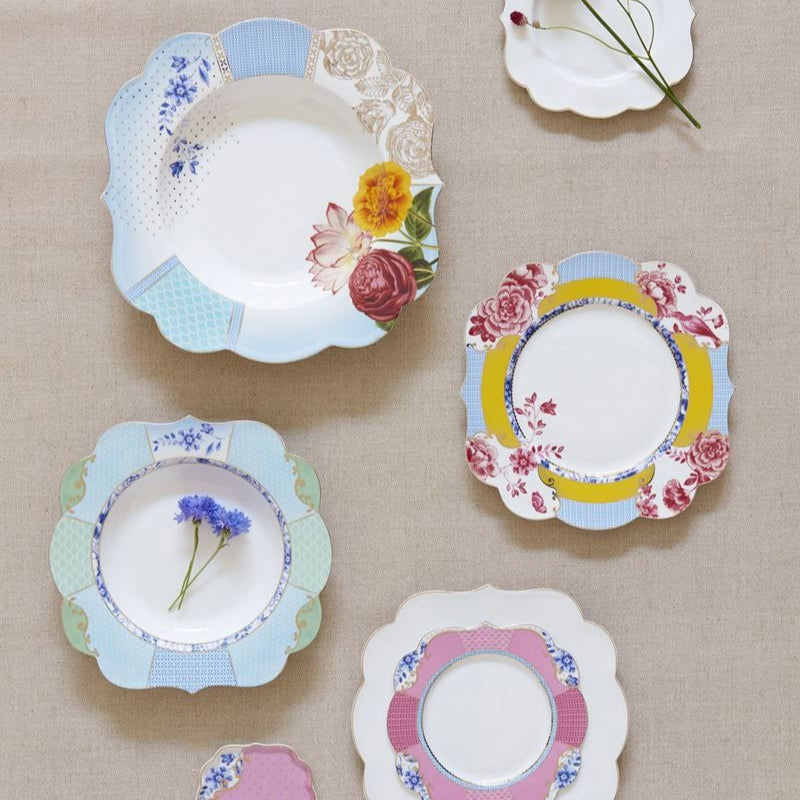 Pip Studio Cake Plate Royal white 17cm - Luxware DK