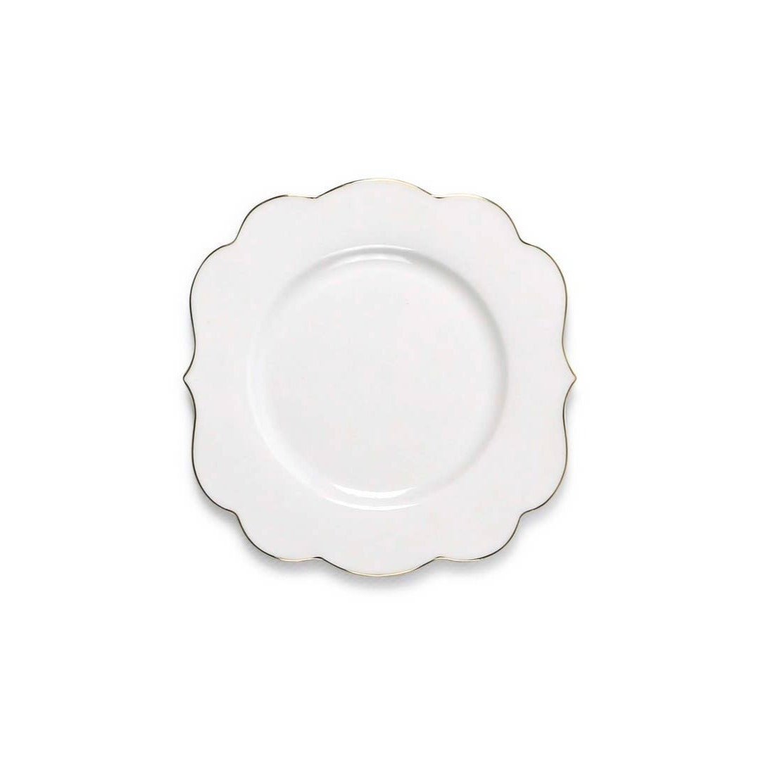 Pip Studio Cake Plate Royal white 17cm - Luxware DK