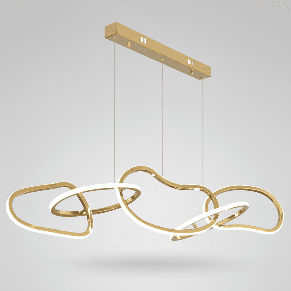 Infinita 5 rings LED Lysekrone 120 cm