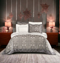 Karaca Home Vanessa Petrol 9 Dele Dobbelt sengesæt