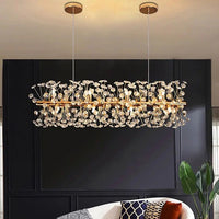 Crystal chandelier Luxware Supernova Gold 90 x 30 cm. 