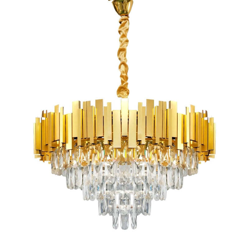 Luxware Elysia Gold Krystallysekrone 80x45 cm