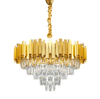 Luxware Elysia Gold Crystal chandelier 80x45 cm