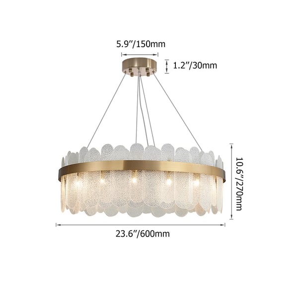 Luxware Frost Ring Lysekrone Ø40 cm - Luxware DK