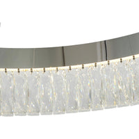 Halo Chrome Krystal Lysekrone Ø60 cm