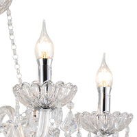 Luxware Retro K9 Clear Crystal Chandelier 